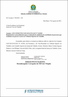 Comunicado oficial sobre a Resolução 314 e prazos processuais