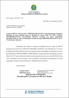Ofício Circular n. 654/CR, de 4 de maio de 2021 Ofício Circular n. 654/CR, de 4 de maio de 2021